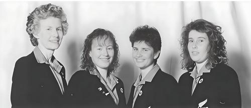 Captain Alison Bojesen-Trepka, Lisa Aldridge, Lynette Brooky, Susan Farron